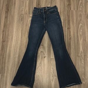 Dark Blue Flared Women's Jeans